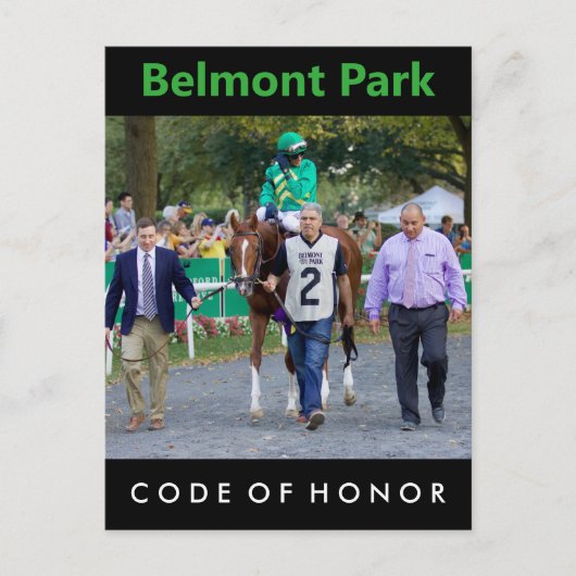 Ehrenkodex der Mission von Noble Postkarte (Vorderseite)