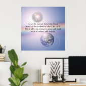 Ehrenleben, alles Leben Poster (Heimbüro)