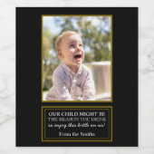 Ehrenlehrer Geschenk genießen diese Flasche Weinetikett (Einzelnes Label)