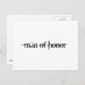 Ehrenmann Postkarte (Vorne/Hinten)