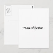 Ehrenmann Postkarte (Vorne/Hinten)