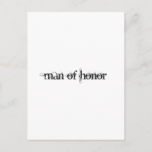 Ehrenmann Postkarte (Vorderseite)