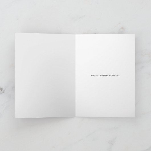 Ehrenmann | SkriptStyle Custom Black Wedding Karte (Innenseite)