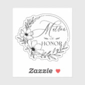 Ehrenmatron Aufkleber (Blatt)