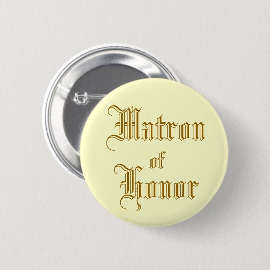 Ehrenmatron Button (Vorne & Hinten)