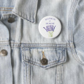 Ehrenmatron der Lavender Herb Wasserfarbe Button (Beispiel)