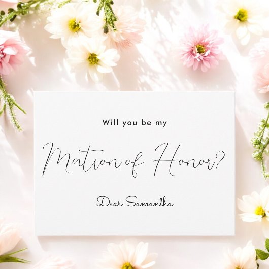 Ehrenmatron der Schwarz-weißen Einladung