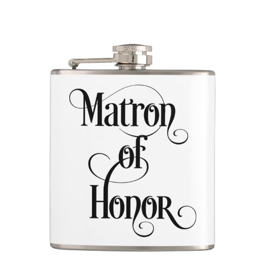 Ehrenmatron Flachmann (Vorderseite)