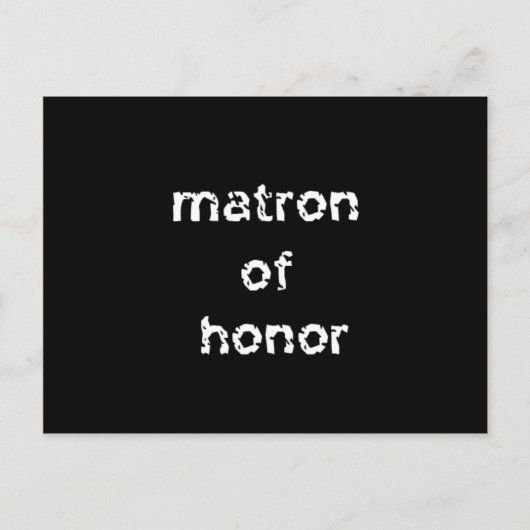 Ehrenmatron Postkarte (Vorderseite)