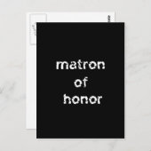 Ehrenmatron Postkarte (Vorne/Hinten)