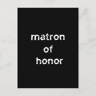 Ehrenmatron Postkarte