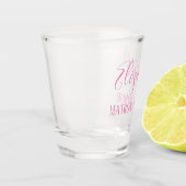 Ehrenmatron Schnapsglas (Links)