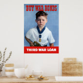 Ehrenmedaille — Kaufen von Kriegsanleihen Poster (Küche)
