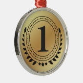 Ehrenmedaille mit Gold Gradient auf dem ersten Pla Silbernes Ornament (Rechts)