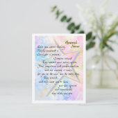 Ehrennahrung Danke-Karte Feiertagskarte (Stehend Vorderseite)