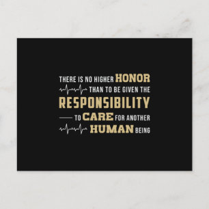 Ehrenparamedic Fits Aid Ambulance EMS EMT Funny Postkarte