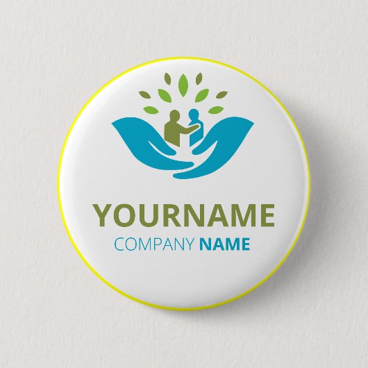Ehrenpflege-Profibadge-Anstecknadel Button (Vorderseite)