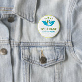 Ehrenpflege-Profibadge-Anstecknadel Button (Beispiel)