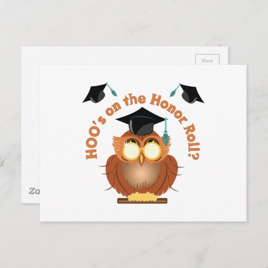 Ehrenrolle Postkarte (Vorne/Hinten)