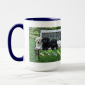 Ehrensänfte-Bank-Tasse Tasse (Links)