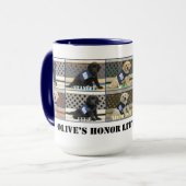 Ehrensänfte bekleidet Tasse (Vorderseite Links)