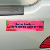Ehrenschule für Autoaufkleber Rosa (Auf Auto)