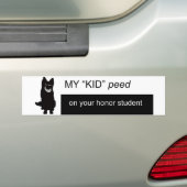 Ehrenstudent Autoaufkleber (Auf Auto)