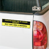 Ehrenstudent Autoaufkleber (Auf Lkw)