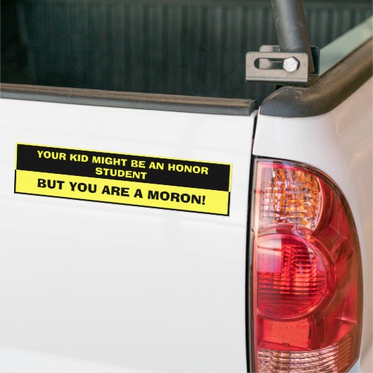 Ehrenstudent Autoaufkleber (Auf Lkw)