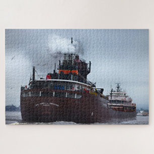 Ehrenwerte James L Oberstar Schiff auf dem Lake Su Puzzle