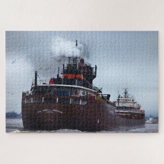 Ehrenwerte James L Oberstar Schiff auf dem Lake Su Puzzle