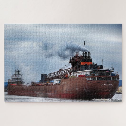 Ehrenwerte James L Oberstar Schiff Duluth Minnesot Puzzle (Horizontal)