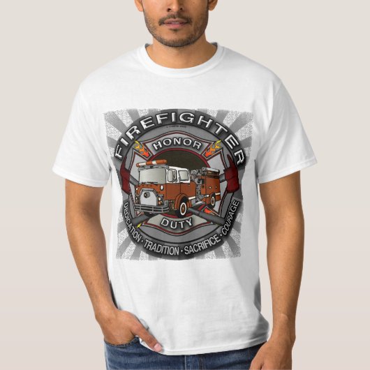 Ehrenzeichen des Feuerwehrmanns T-Shirt (Vorderseite)