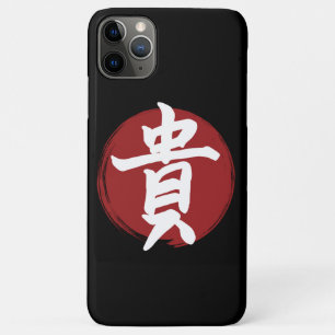 Ehrenzeichen des Kanjis Japanische Kalligraphie Case-Mate iPhone Hülle