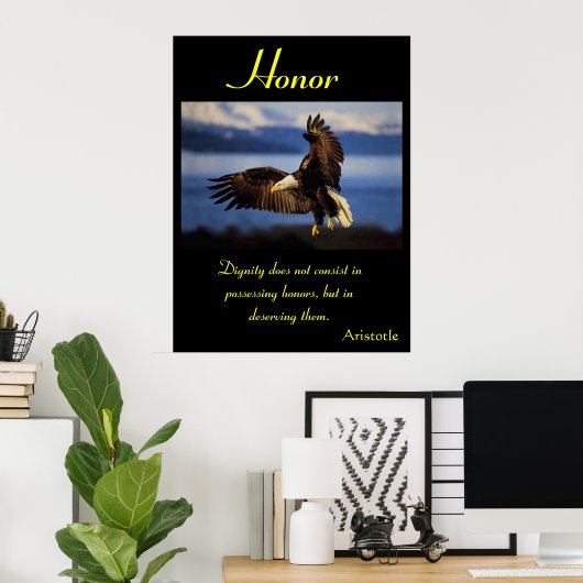 Ehrenzeichen mit Eagle's Brillanz Poster (Heimbüro)