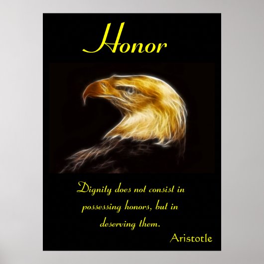 Ehrenzeichen Poster (Vorne)