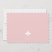 Ehrerbietige quere religiöse Foto-Einladung Einladung (Rückseite)