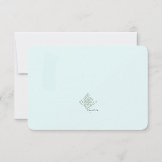 Ehrerbietiges queres religiöses Foto danken Ihnen Dankeskarte (Rückseite)