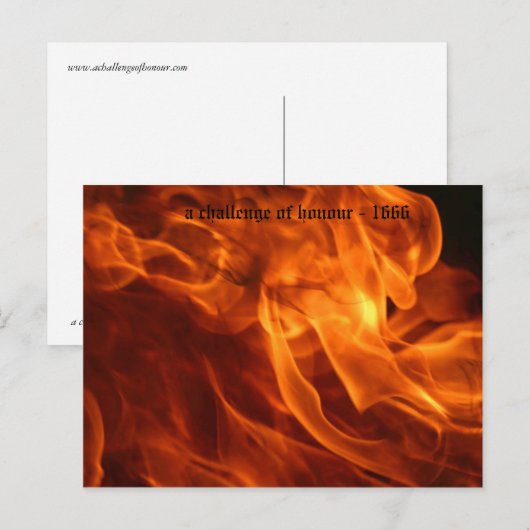 Ehrerbietung - 1666 postkarte (Vorne/Hinten)