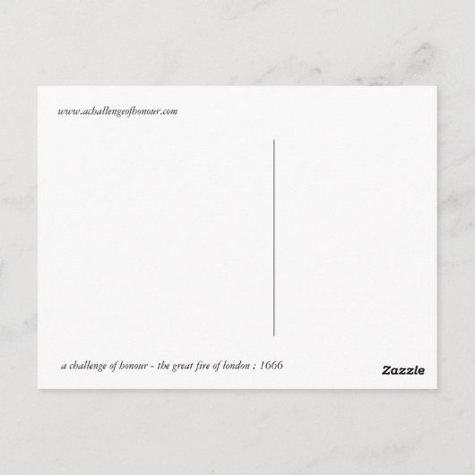 Ehrerbietung - 1666 postkarte (Rückseite)