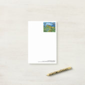 Ehrerbietung Cezanne zu den großen Post-it Klebezettel (Auf Schreibtisch)