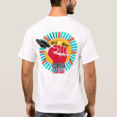 Ehrerbietung von IdleNoMore Bewegung für Mutter T-Shirt (Rückseite)