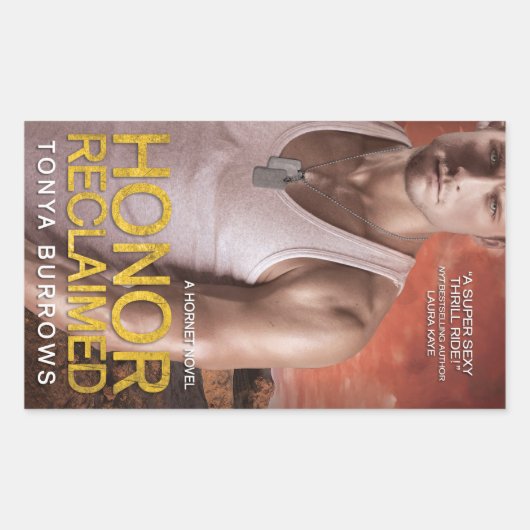 Ehrerbietung von Tonya Burrows Rechteckiger Aufkleber (Vorderseite)