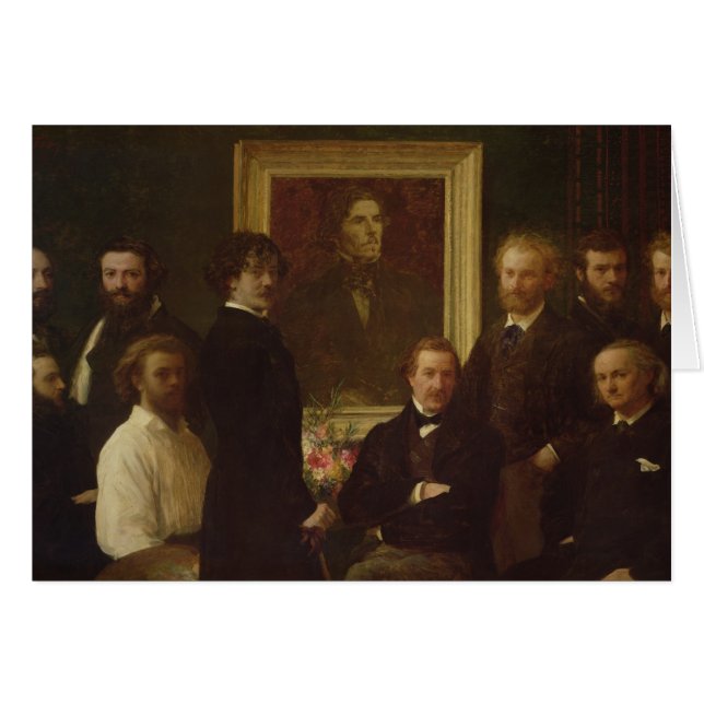 Ehrerbietung zu Delacroix, 1864 (Vorderseite (Horizontal))
