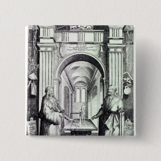 Ehrerbietung zu Durer, c.1628 Button (Vorderseite)