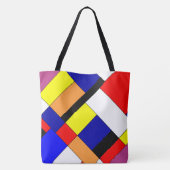 Ehrerbietung zu Mondrian Tasche (Rückseite)