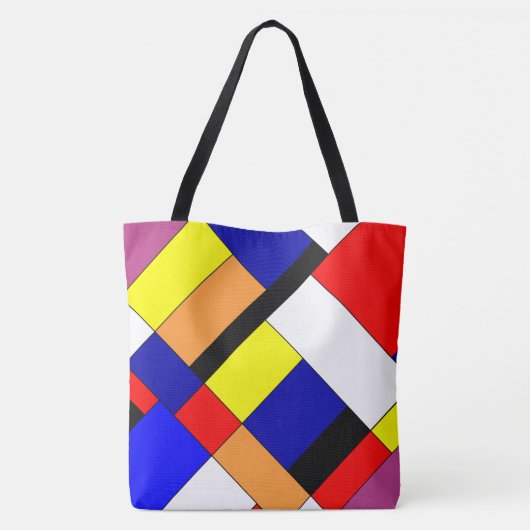 Ehrerbietung zu Mondrian Tasche (Rückseite)