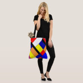 Ehrerbietung zu Mondrian Tasche (Am Model)