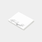 Ehrfurcht gebietender Gott Post-it Klebezettel (angewinkelt)