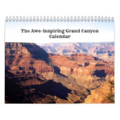 Ehrfurcht-Inspriring Grand Canyon Kalender (Titelbild)